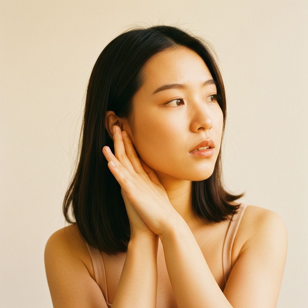 Человек слушает